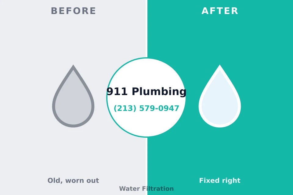Before and after: plumbing company Kittitas, WA